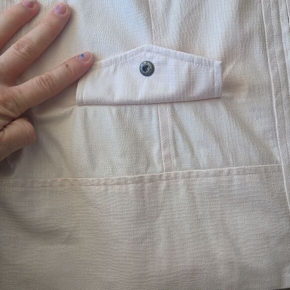 Chico's Light Pink Faux Reptile Print Jacket - Picture 6 of 8